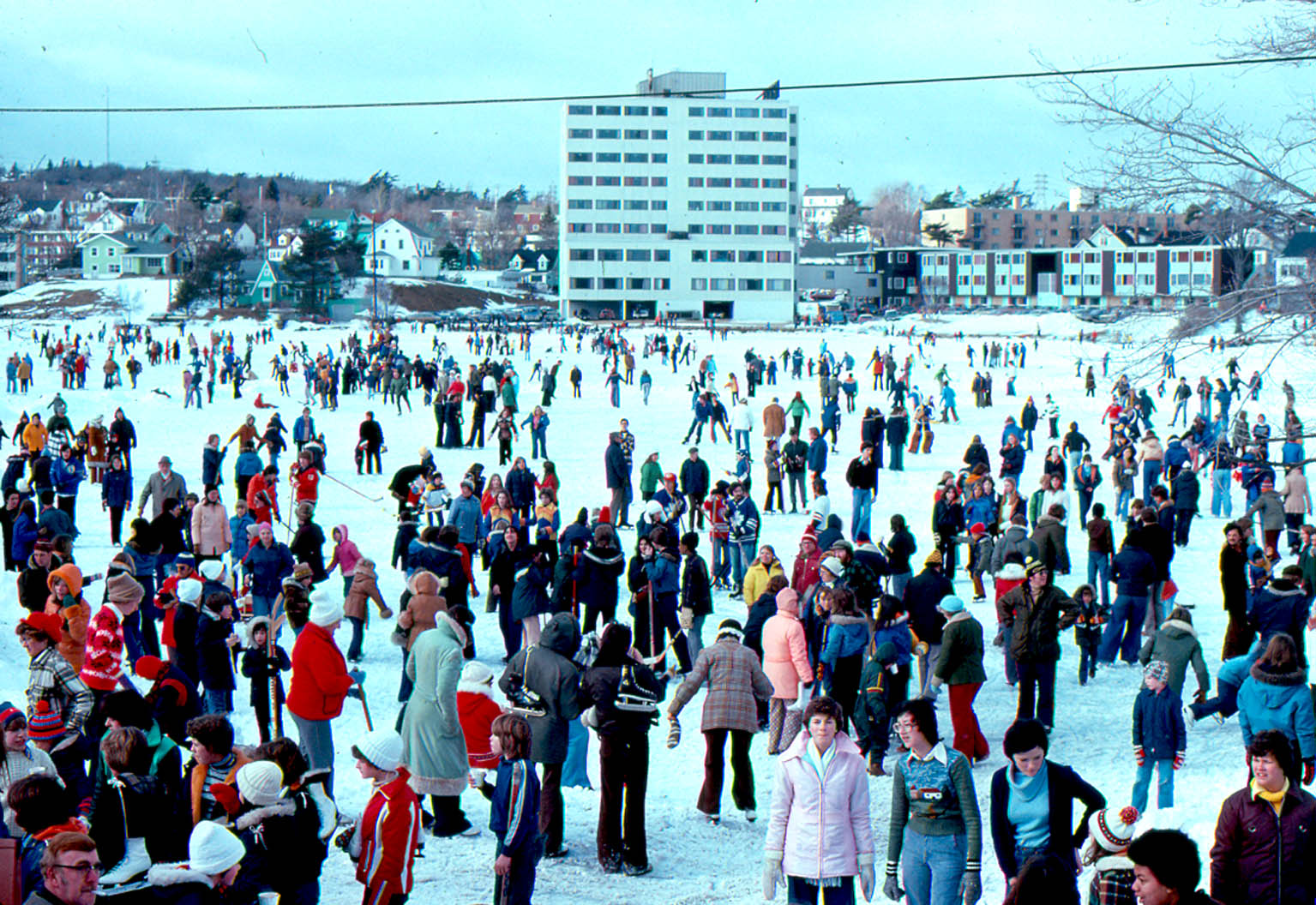 Colour photo of participants enjoying themselves
