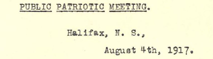 Colour photo of headline on correspondence