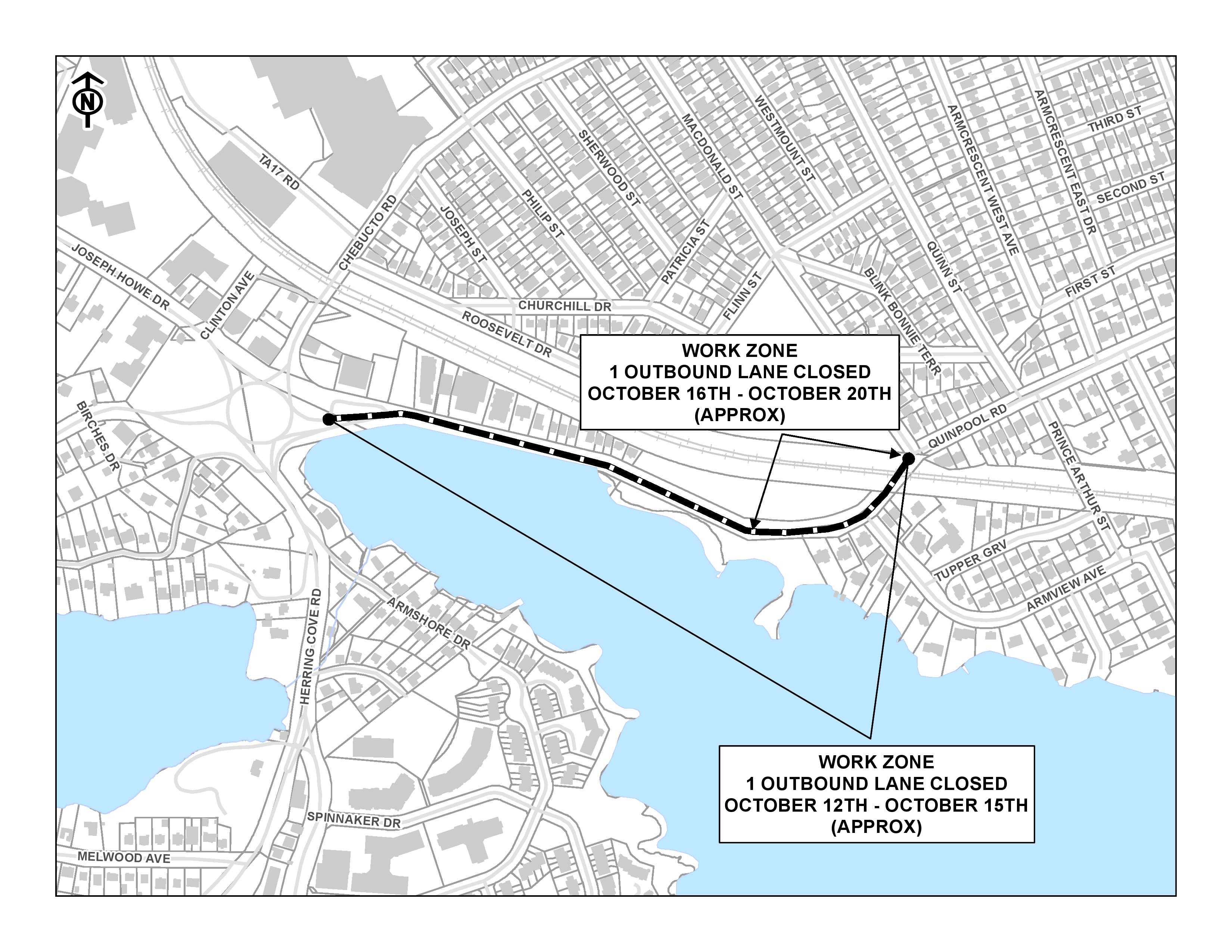 Underground Overhaul Quinpool Road Closures