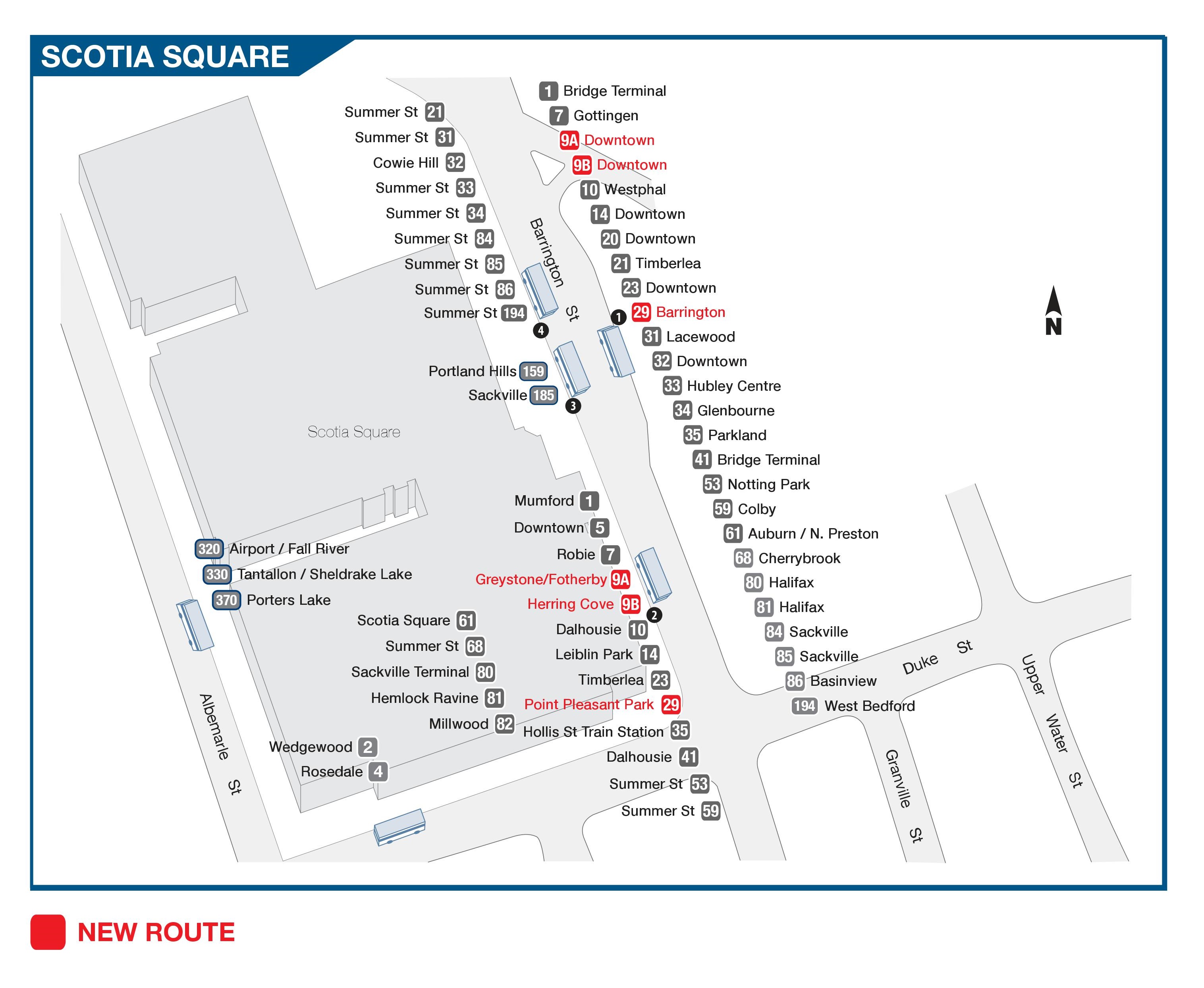 Scotia Square - Terminal Bay Assignments - November 2017