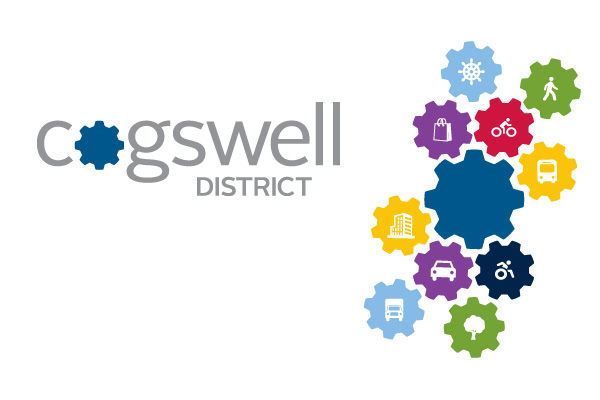 Cogswell District visual identity