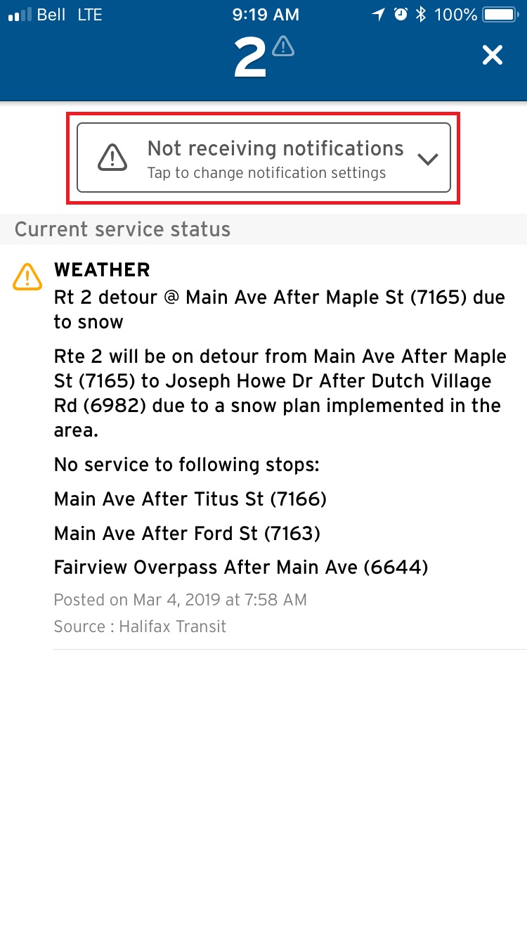 Setting up notifications for service alerts.