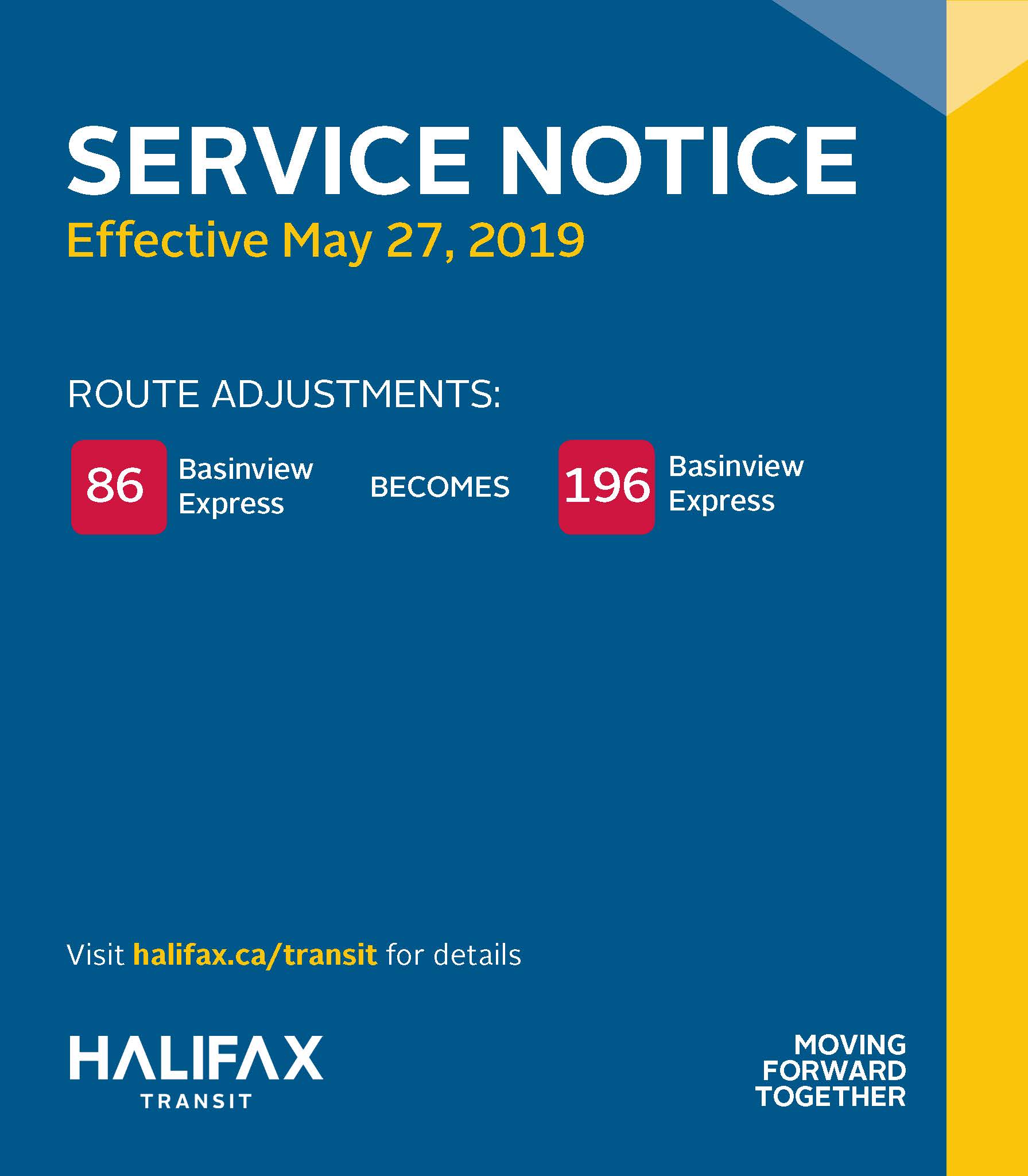 Service Changes coming May 27 - diagram of upcoming changes to service routes