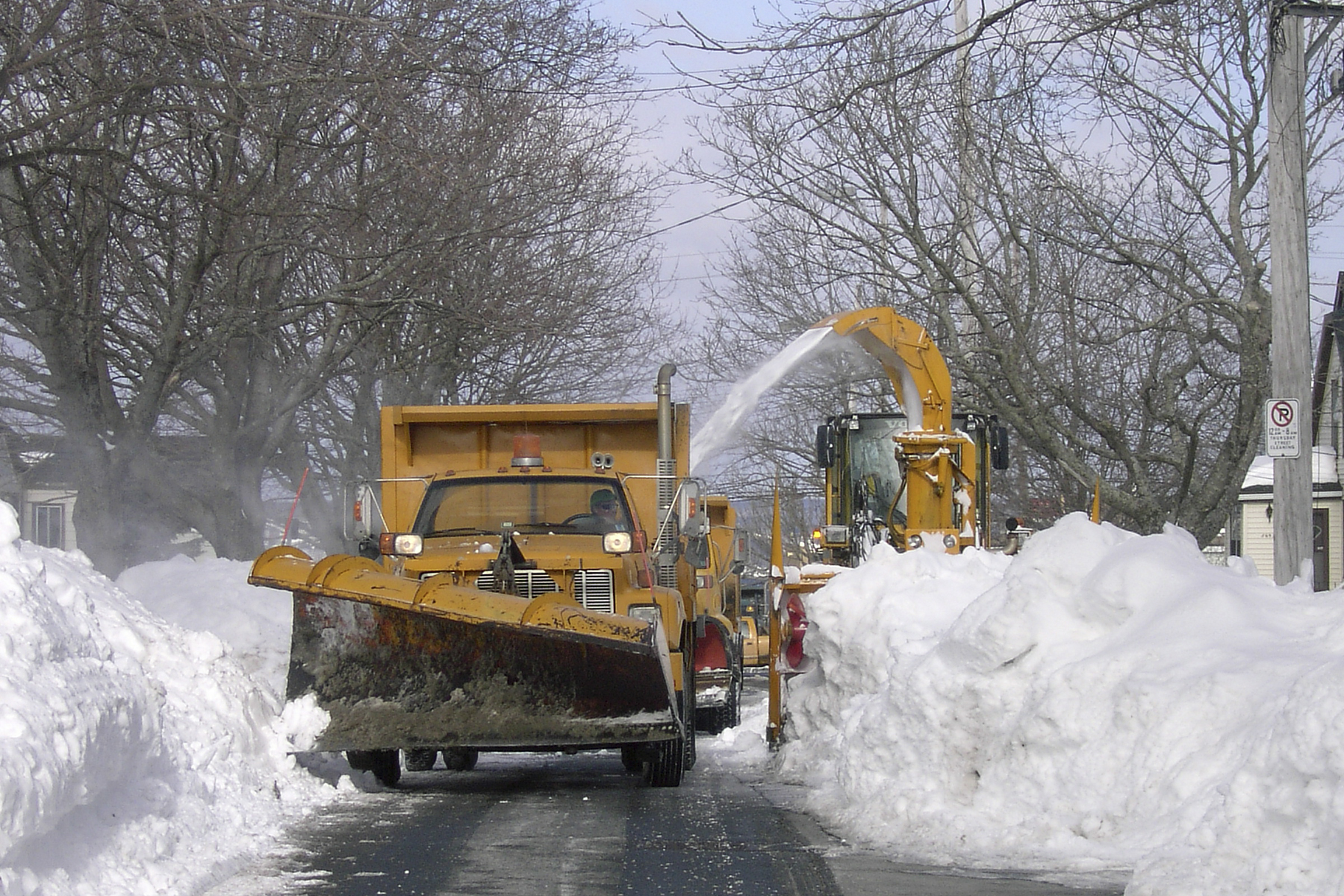 Snowstorm Plow