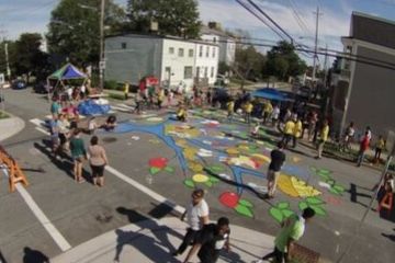 intersection painting