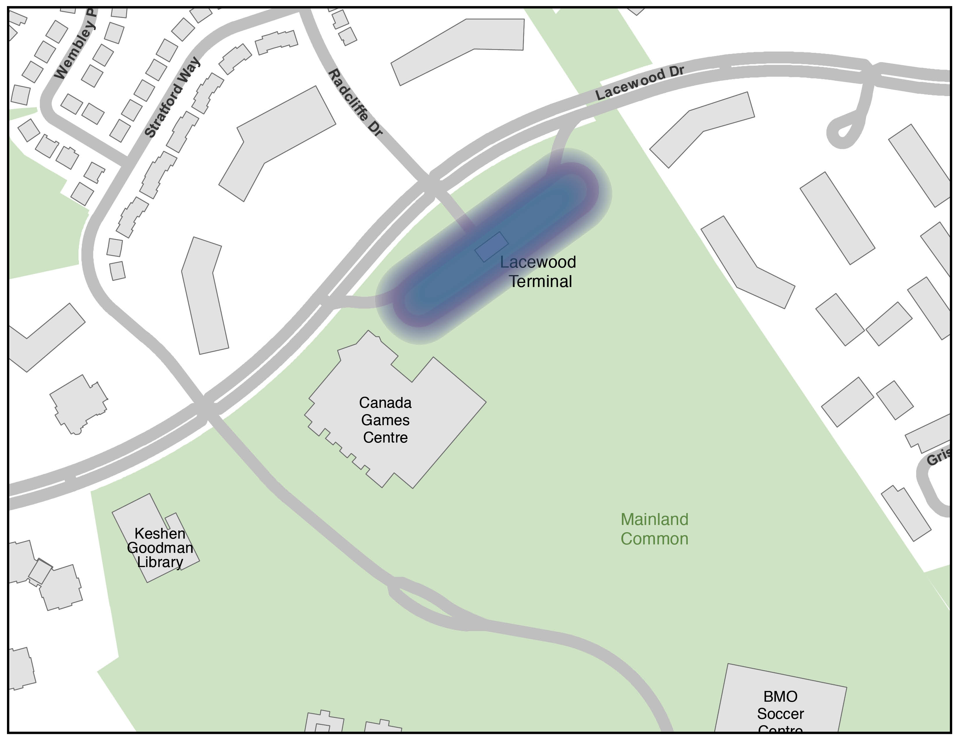 Halifax Transit Lacewood Terminal Coverage