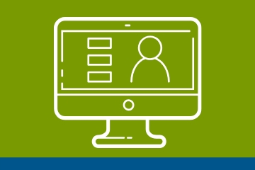 Image of computer screen silhouette