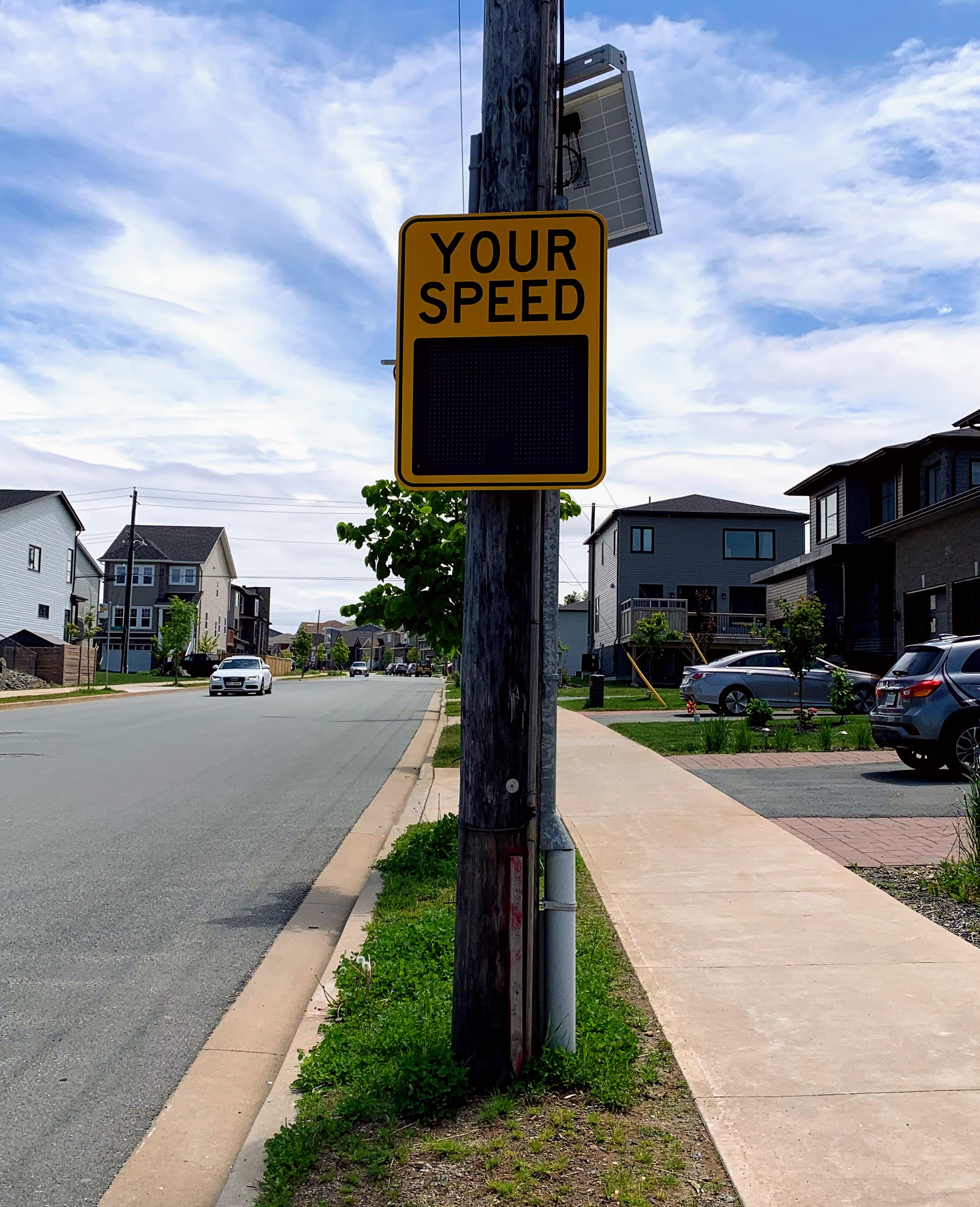 Photograph of a Speed Display Sign