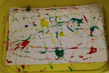 Arts & Crafts | Tire Track Painting