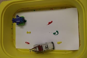 Arts & Crafts | Tire Track Painting