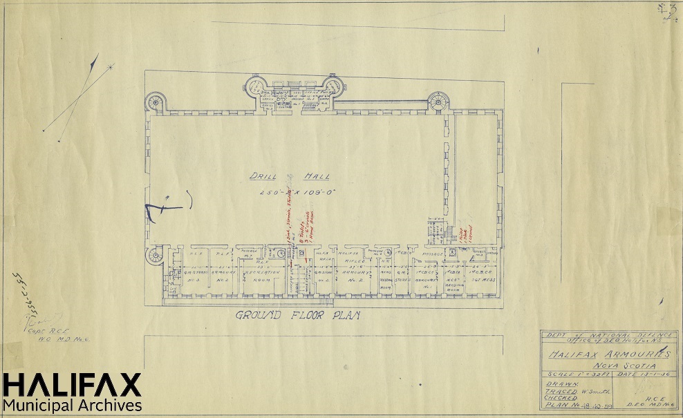 Colour image of a building floor plan