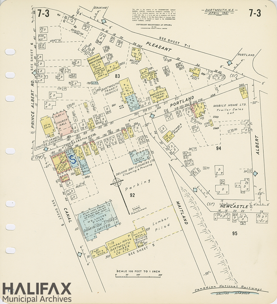 Colour image of a map