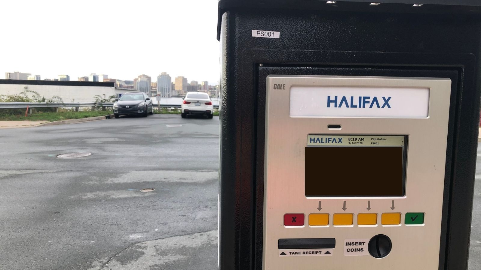 Parking meter on Halifax waterfront.
