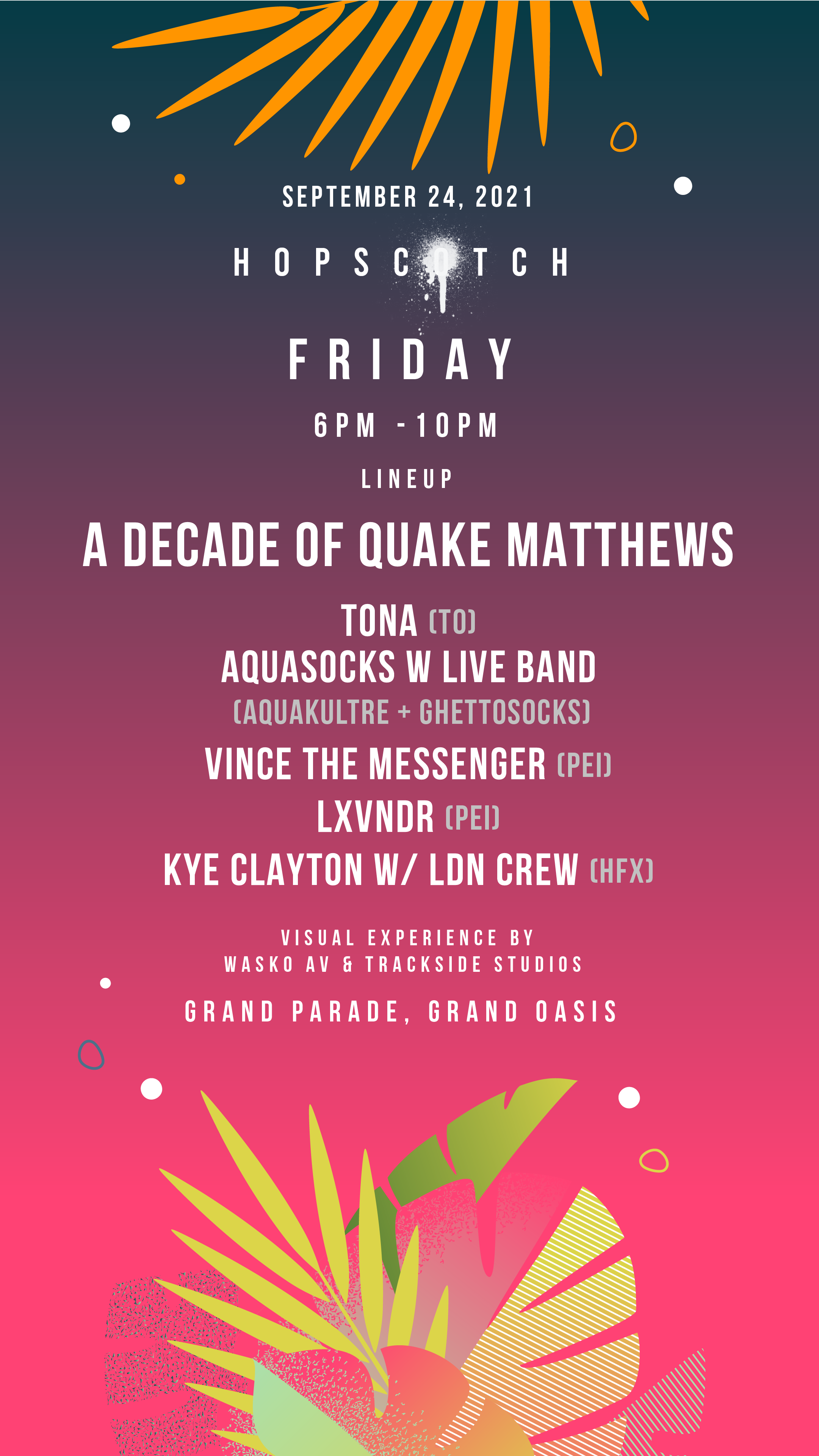 Friday September 24 @ 6PM