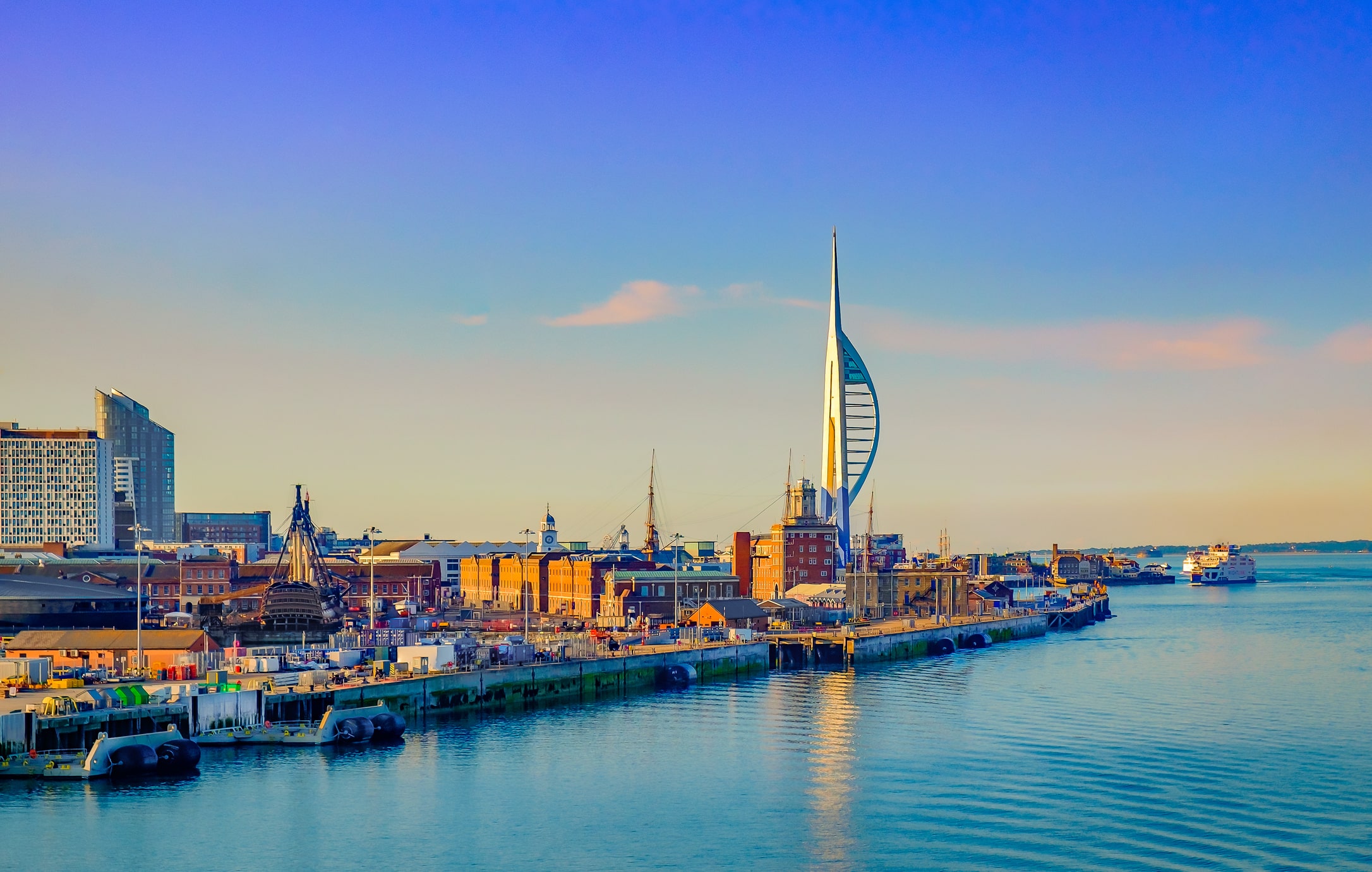 A photo of Portsmouth, England.