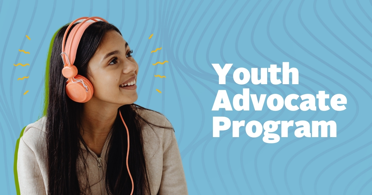 A youth is listening to music
