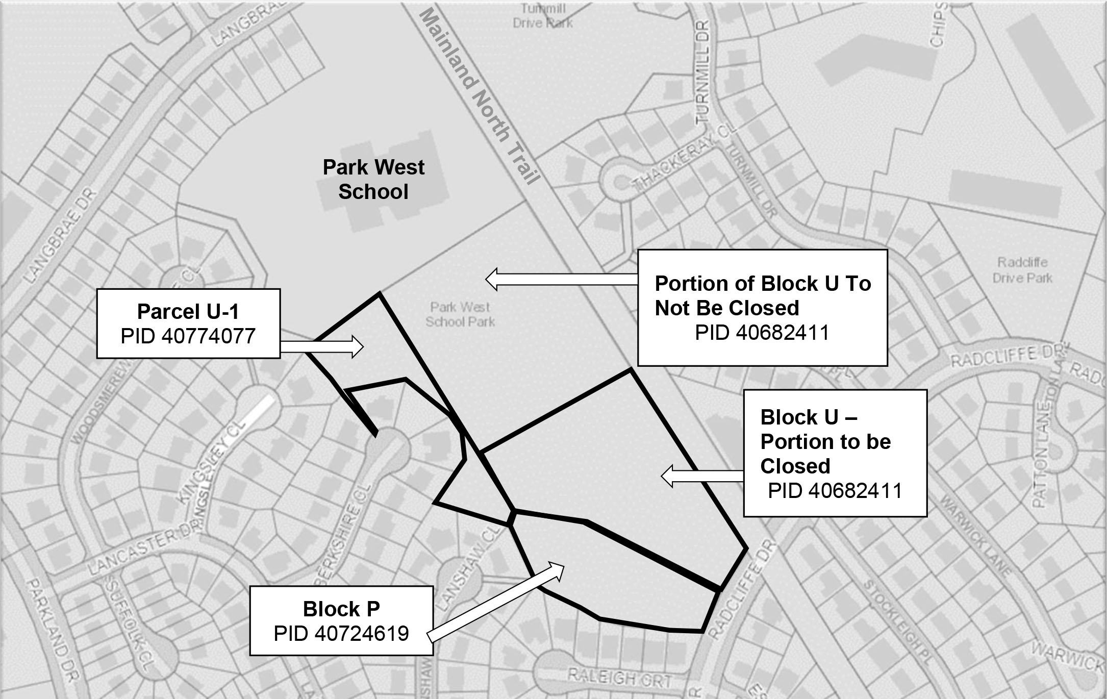 Park West School Park - Sketch of section closing