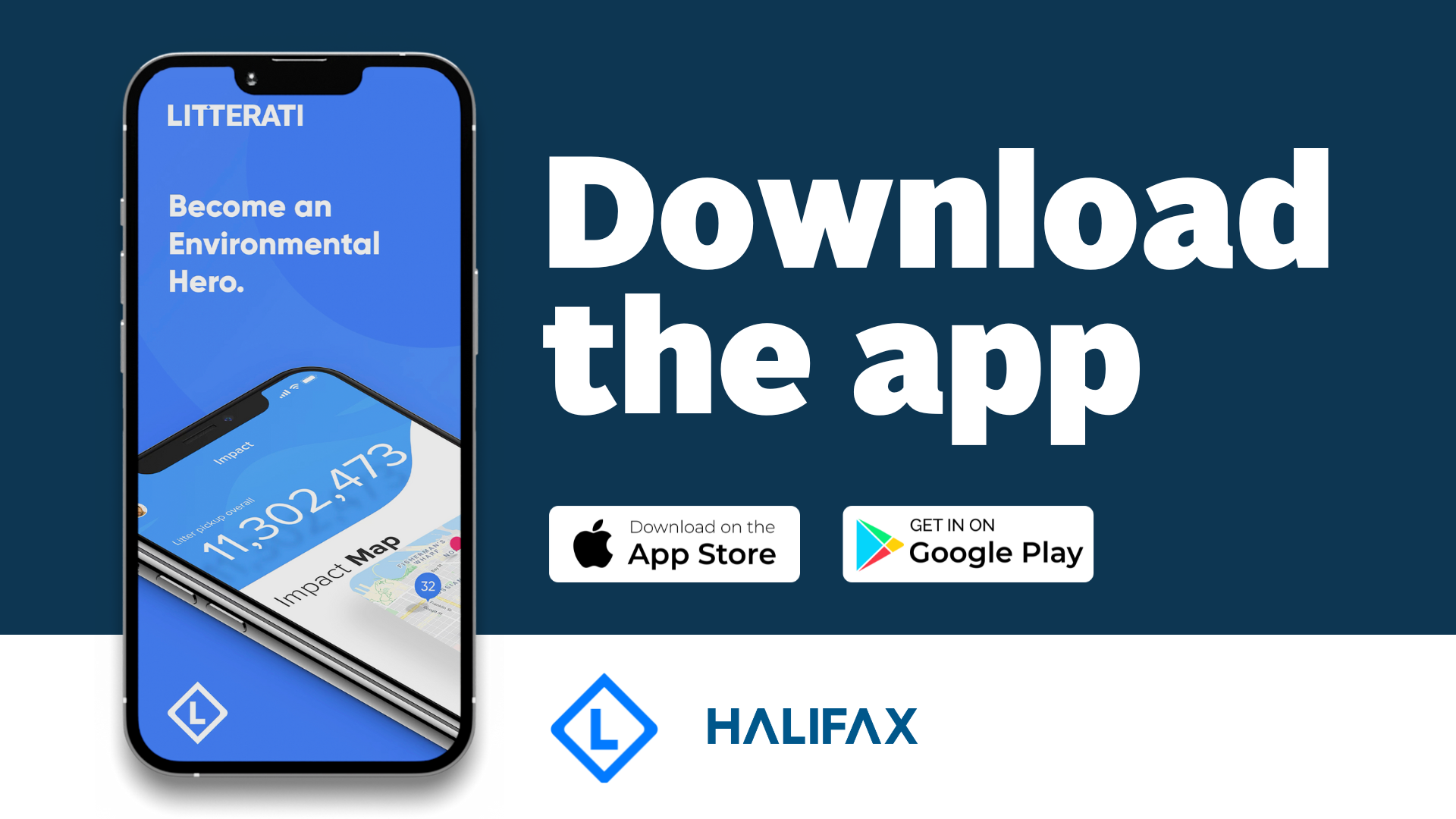 Download the Litterati App poster graphic