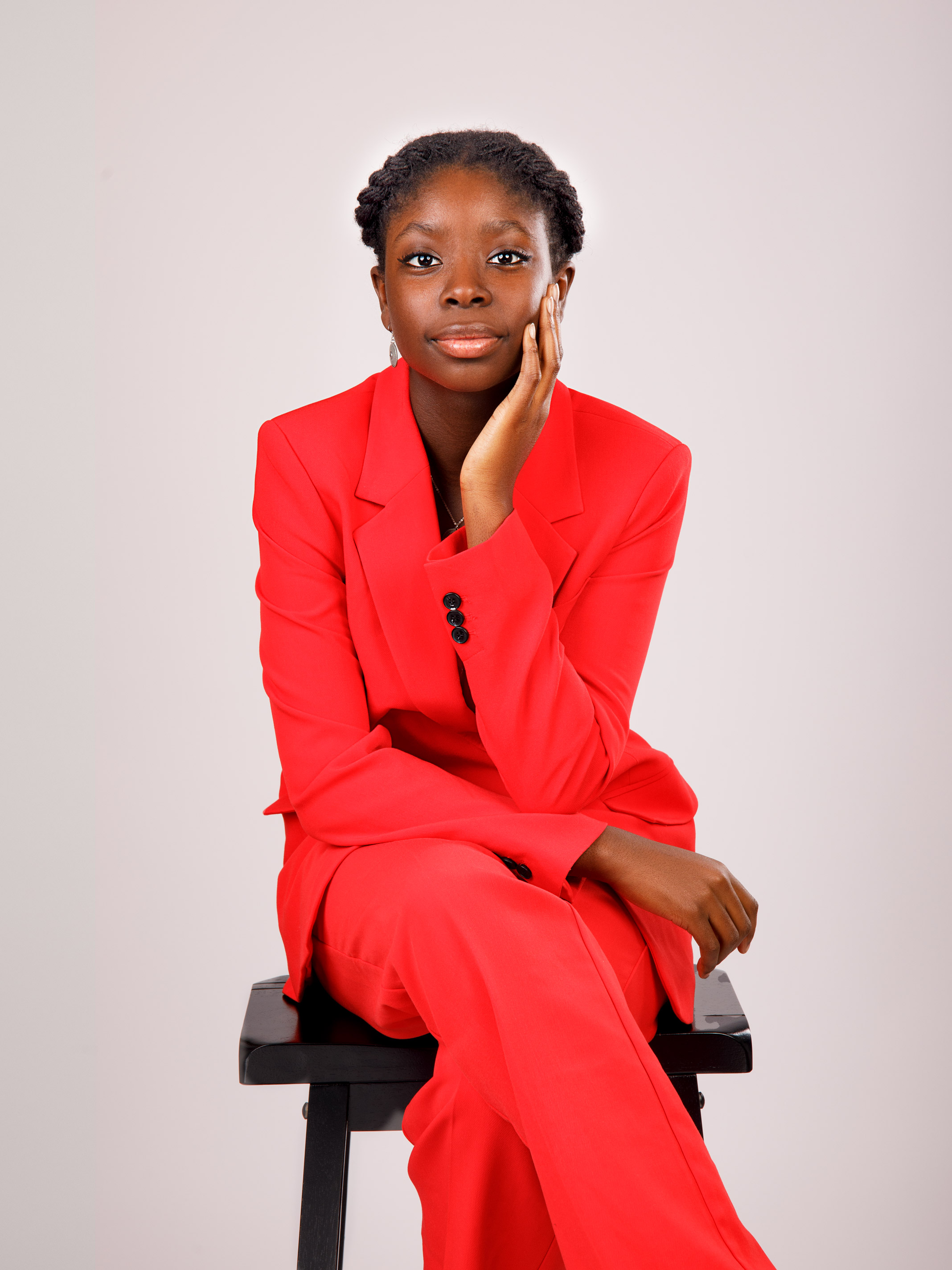 A photo of 2024-2024 Municipal Youth Poet Laureate, Damini Awoyiga (photo by Wuliamba Photography)