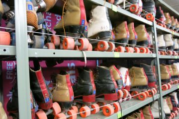 Roller skates at the Emera Oval 