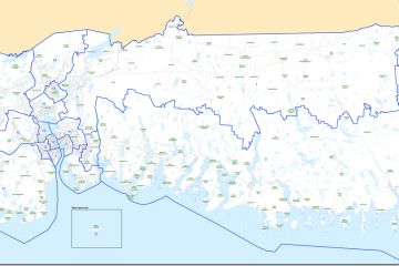 A map shows the boundaries of the 16 electoral districts in the Halifax Regional Municipality