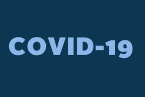 Light blue text reads "COVID 19"
