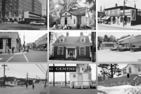 Nine black & white photographs from the Municipal Archives