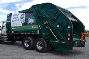 a garbage truck