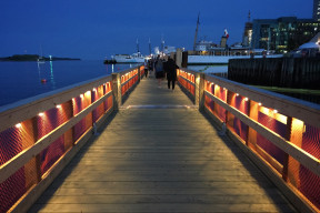 Seabridge at night