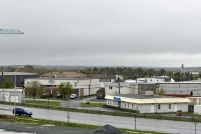 Cranes over Trider Crescent in the Burnside Business Park