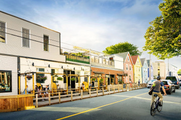 Sidewalk Café on Agricola Street